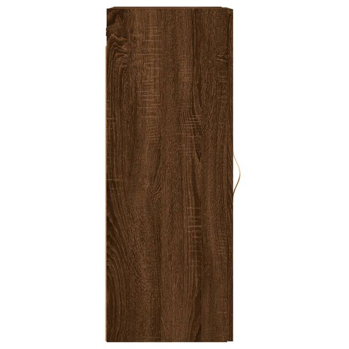 Armoire murale chêne marron 34,5x34x90 cm - Photo n°8