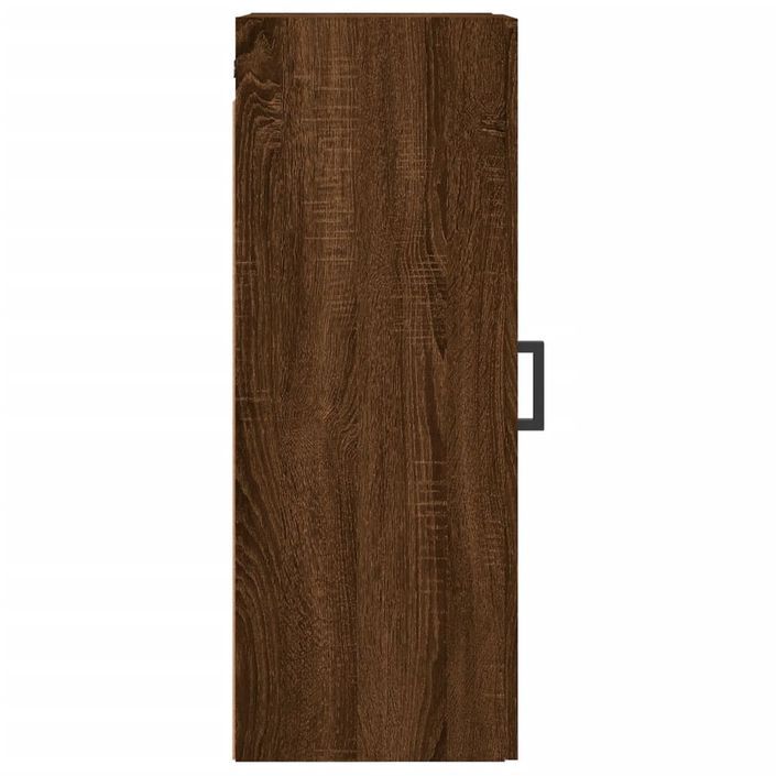 Armoire murale chêne marron 34,5x34x90 cm - Photo n°8