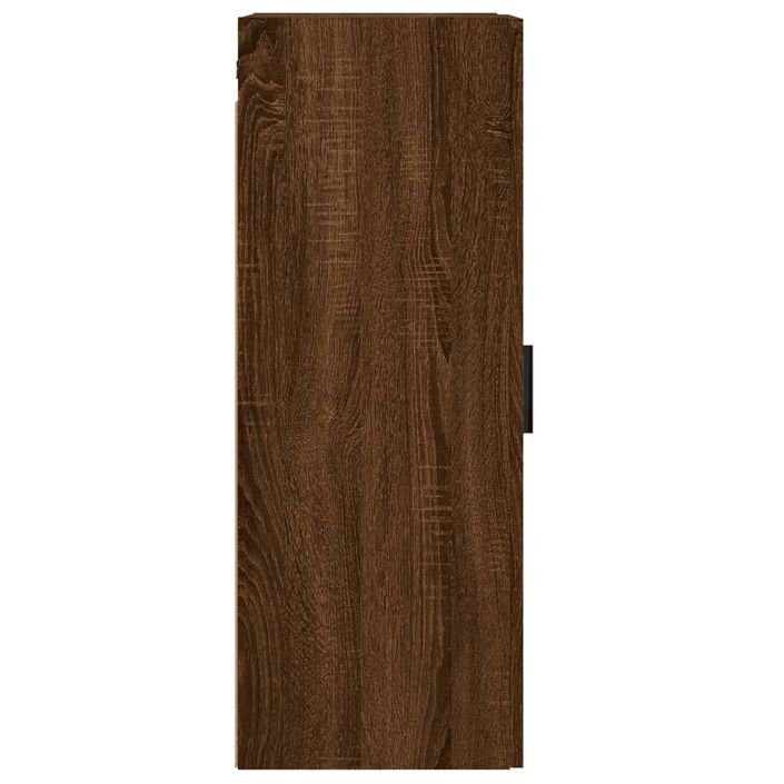 Armoire murale chêne marron 34,5x34x90 cm - Photo n°8