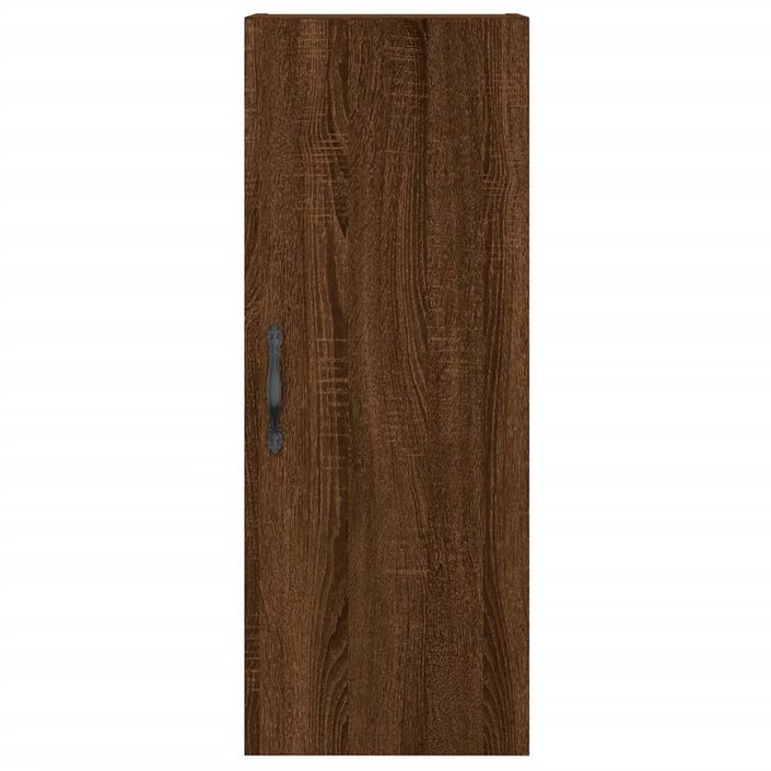 Armoire murale chêne marron 34,5x34x90 cm bois d'ingénierie - Photo n°6