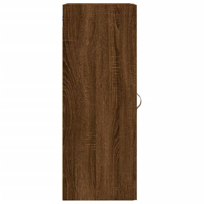 Armoire murale chêne marron 34,5x34x90 cm bois d'ingénierie - Photo n°8