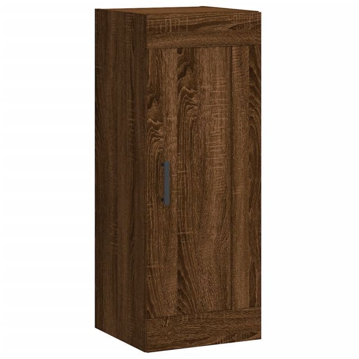 Armoire murale chêne marron 34,5x34x90 cm bois d'ingénierie - Photo n°1