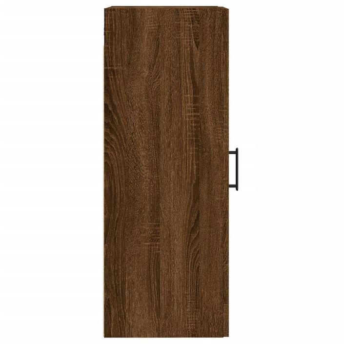 Armoire murale chêne marron 34,5x34x90 cm bois d'ingénierie - Photo n°8