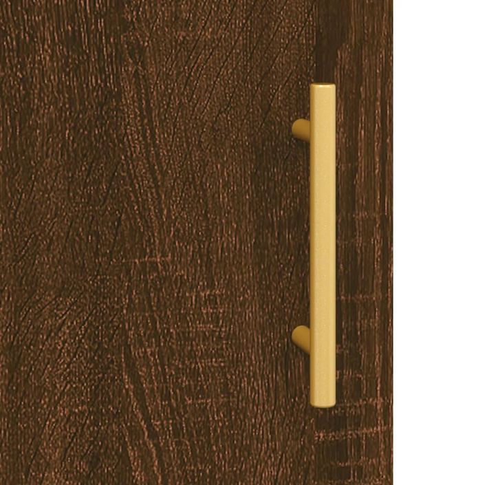 Armoire murale chêne marron 34,5x34x90 cm bois d'ingénierie - Photo n°12