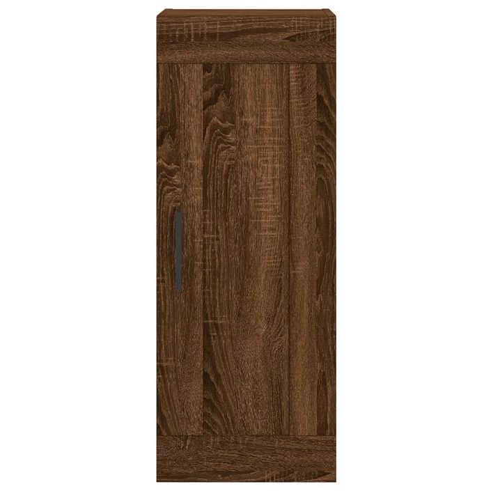 Armoire murale chêne marron 34,5x34x90 cm bois d'ingénierie - Photo n°6