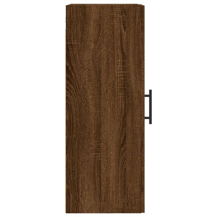 Armoire murale chêne marron 34,5x34x90 cm bois d'ingénierie - Photo n°8