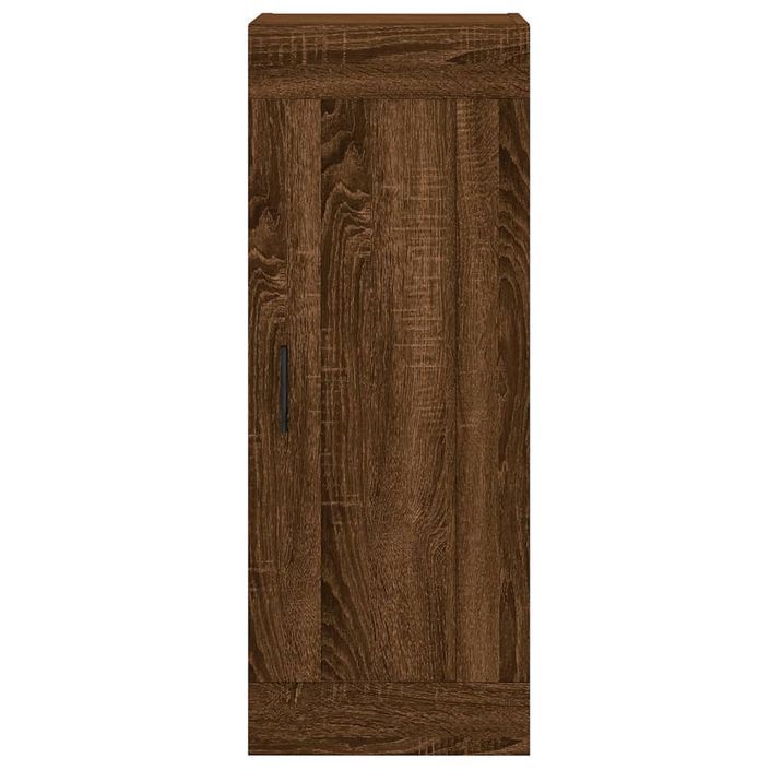 Armoire murale chêne marron 34,5x34x90 cm bois d'ingénierie - Photo n°6