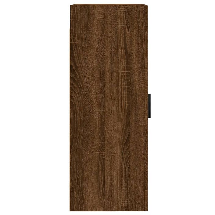 Armoire murale chêne marron 34,5x34x90 cm bois d'ingénierie - Photo n°8