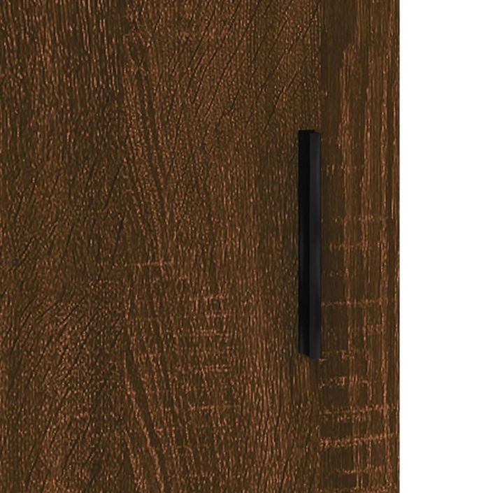 Armoire murale chêne marron 34,5x34x90 cm bois d'ingénierie - Photo n°12