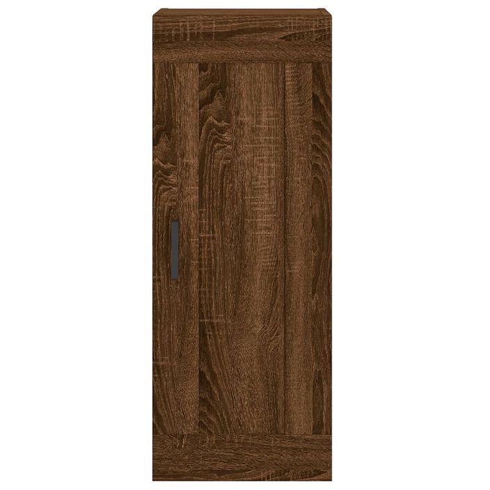 Armoire murale chêne marron 34,5x34x90 cm bois d'ingénierie - Photo n°6