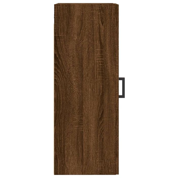 Armoire murale chêne marron 34,5x34x90 cm bois d'ingénierie - Photo n°8