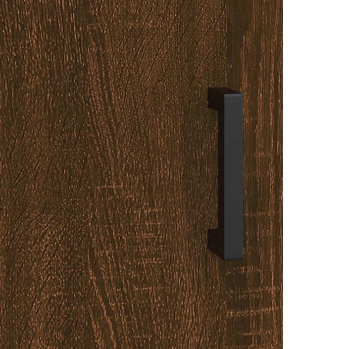 Armoire murale chêne marron 34,5x34x90 cm bois d'ingénierie - Photo n°12