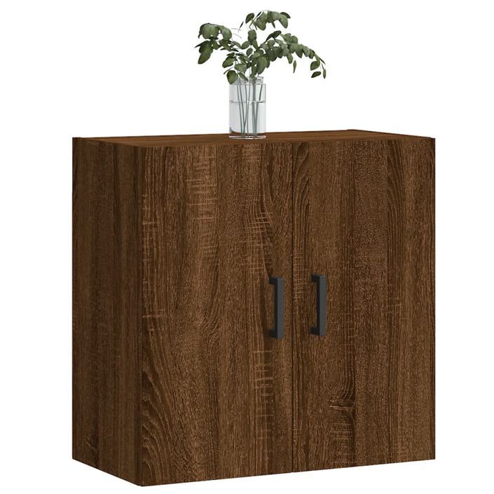 Armoire murale chêne marron 60x31x60 cm bois d'ingénierie - Photo n°3