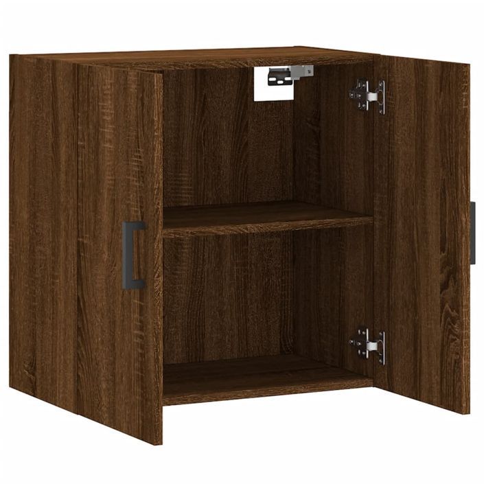 Armoire murale chêne marron 60x31x60 cm bois d'ingénierie - Photo n°6