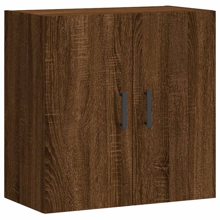 Armoire murale chêne marron 60x31x60 cm bois d'ingénierie - Photo n°1