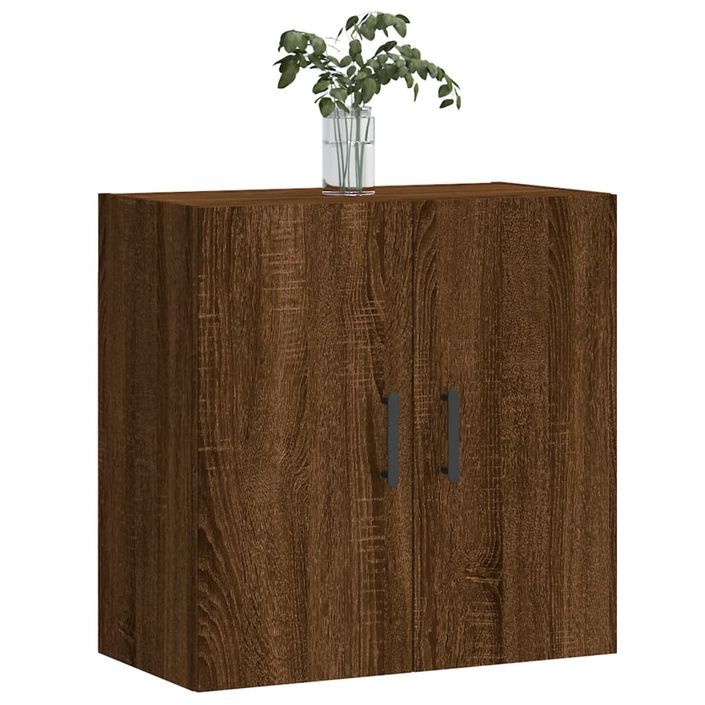 Armoire murale chêne marron 60x31x60 cm bois d'ingénierie - Photo n°3