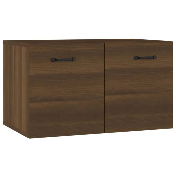 Armoire murale Chêne marron 60x36,5x35 cm Bois d'ingénierie - Photo n°2