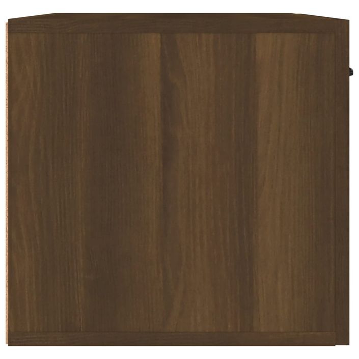 Armoire murale Chêne marron 60x36,5x35 cm Bois d'ingénierie - Photo n°5