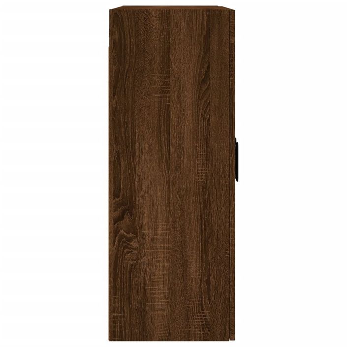 Armoire murale chêne marron 69,5x34x90 cm - Photo n°8