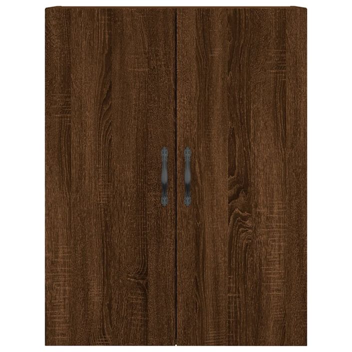 Armoire murale chêne marron 69,5x34x90 cm bois d'ingénierie - Photo n°7