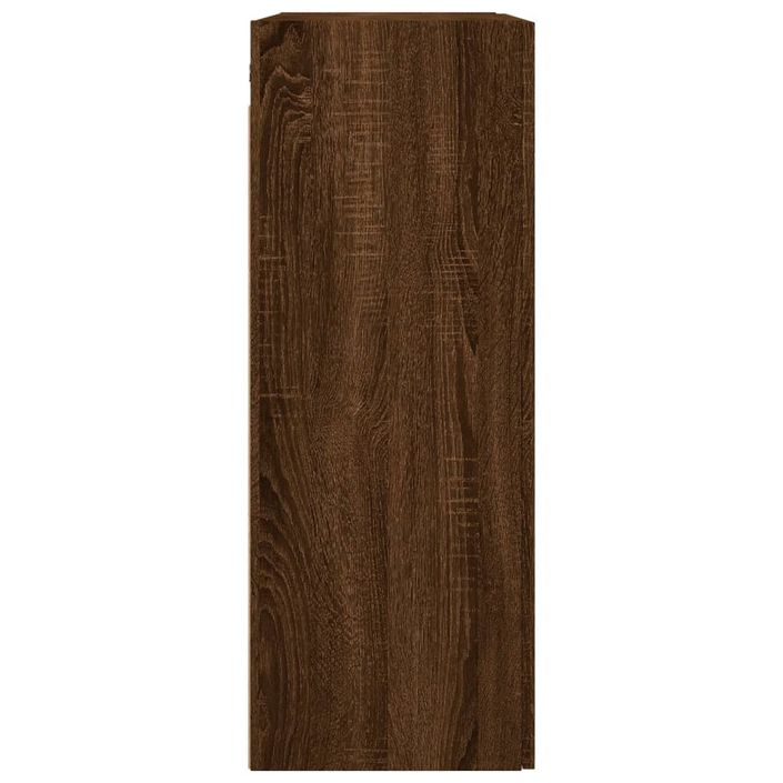 Armoire murale chêne marron 69,5x34x90 cm bois d'ingénierie - Photo n°8