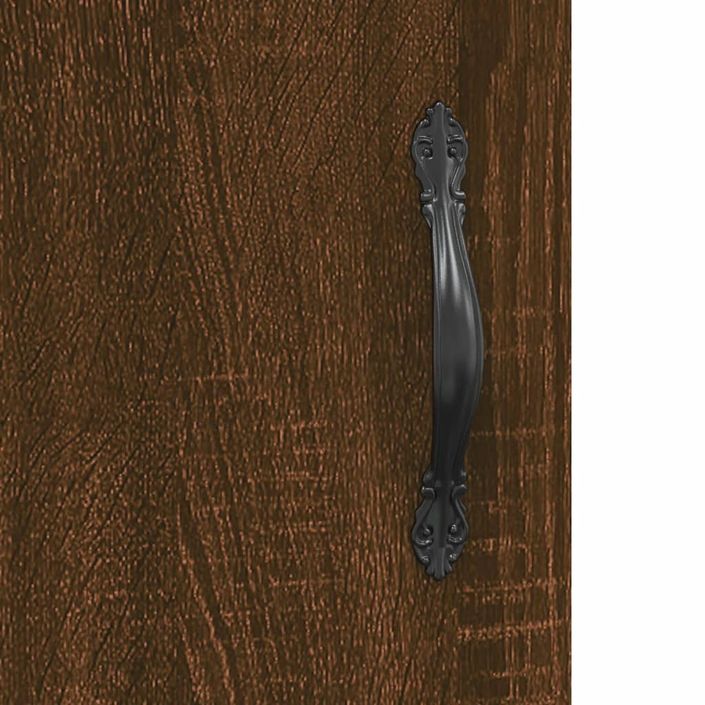 Armoire murale chêne marron 69,5x34x90 cm bois d'ingénierie - Photo n°10