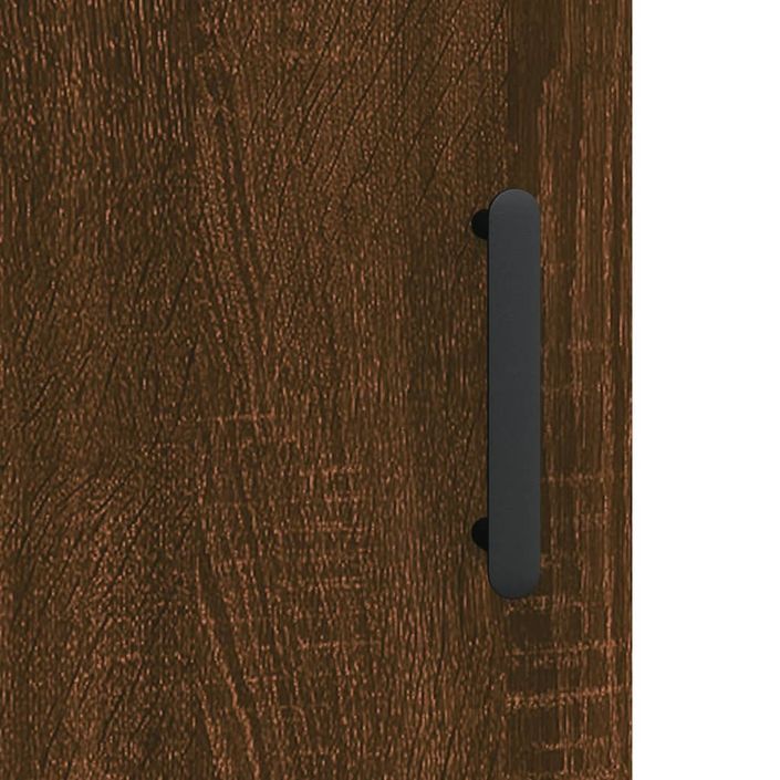 Armoire murale chêne marron 69,5x34x90 cm bois d'ingénierie - Photo n°11