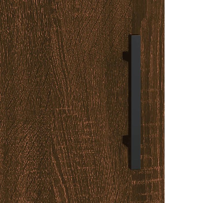 Armoire murale chêne marron 69,5x34x90 cm bois d'ingénierie - Photo n°11