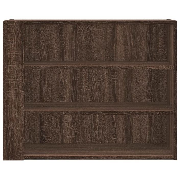 Armoire murale chêne marron 75x35x60 cm bois d'ingénierie - Photo n°4