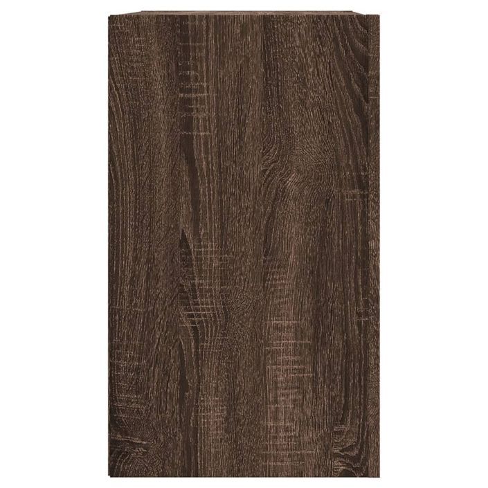 Armoire murale chêne marron 75x35x60 cm bois d'ingénierie - Photo n°5