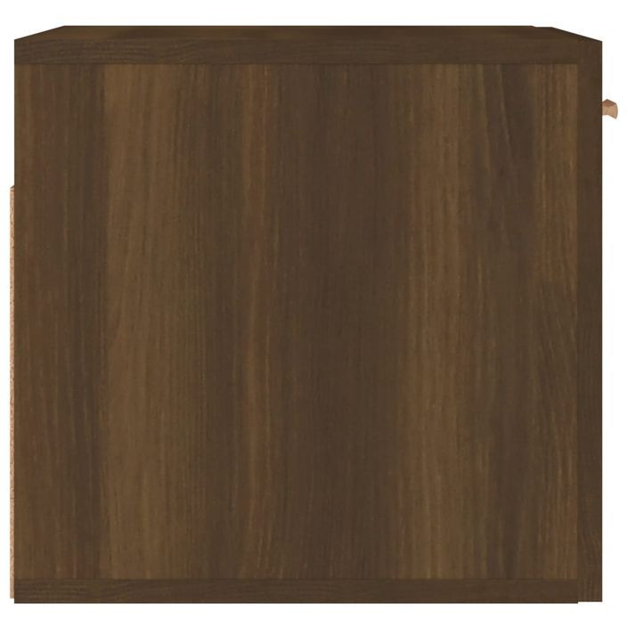 Armoire murale Chêne marron 80x35x36,5 cm Bois d'ingénierie - Photo n°6