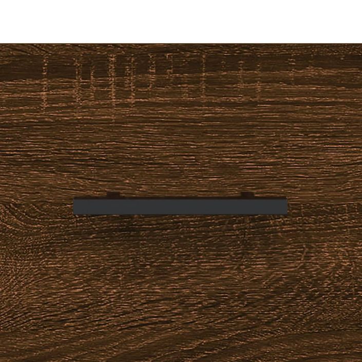 Armoire murale chêne marron 80x36,5x35 cm bois d'ingénierie - Photo n°10