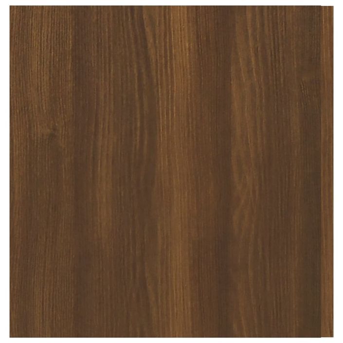 Armoire murale Chêne marron 80x39x40 cm Bois d'ingénierie - Photo n°7