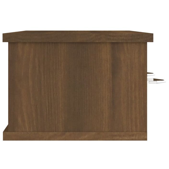 Armoire murale Chêne marron 88x26x18,5 cm Bois d'ingénierie - Photo n°4