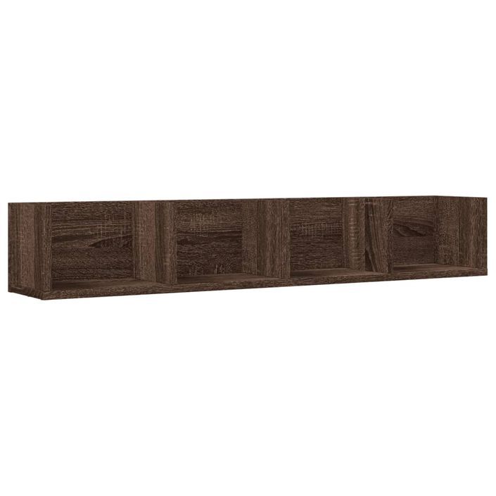 Armoire murale chêne marron 99x18x16,5 cm bois d'ingénierie - Photo n°1