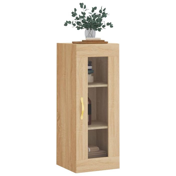 Armoire murale chêne sonoma 34,5x34x90 cm - Photo n°4