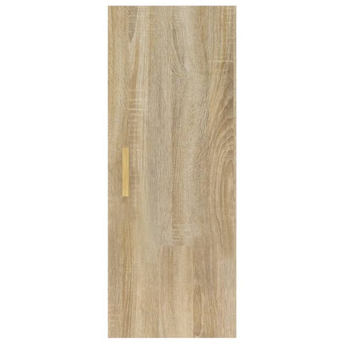 Armoire murale Chêne sonoma 34,5x34x90 cm Bois d'ingénierie - Photo n°6