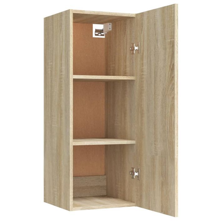 Armoire murale Chêne sonoma 34,5x34x90 cm Bois d'ingénierie - Photo n°7