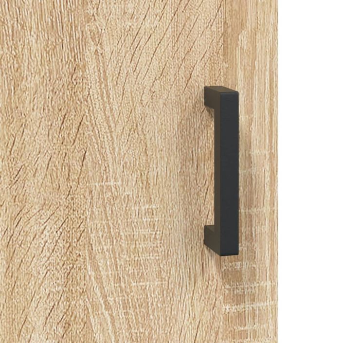 Armoire murale chêne sonoma 60x31x60 cm bois d'ingénierie - Photo n°9