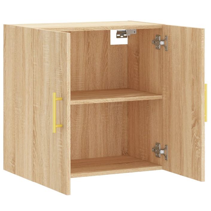 Armoire murale chêne sonoma 60x31x60 cm bois d'ingénierie - Photo n°6