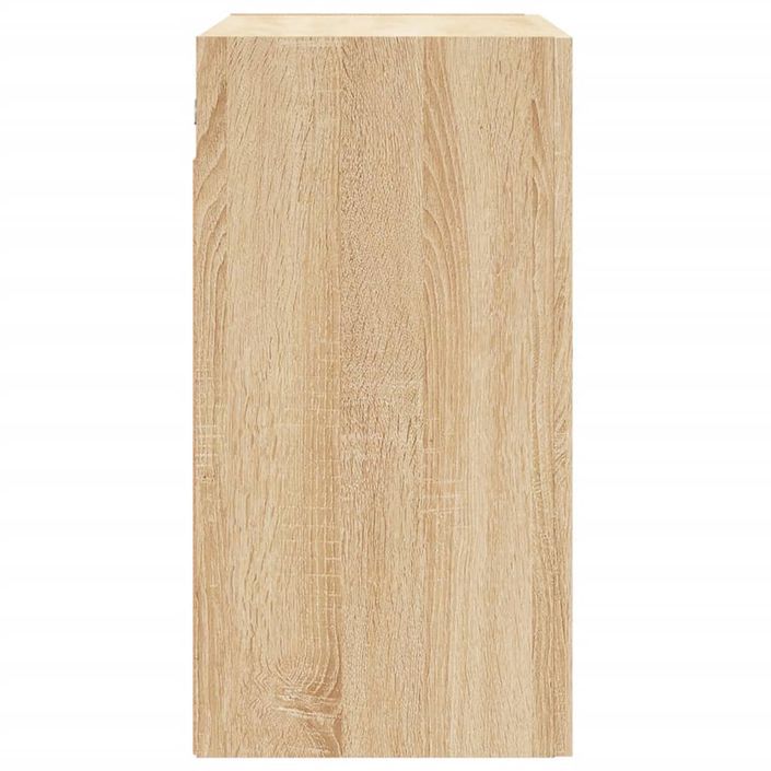 Armoire murale chêne sonoma 60x31x60 cm bois d'ingénierie - Photo n°7