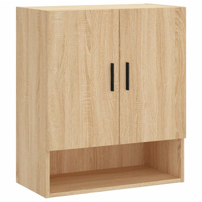 Armoire murale chêne sonoma 60x31x70 cm bois d'ingénierie - Photo n°2