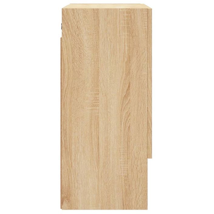 Armoire murale chêne sonoma 60x31x70 cm bois d'ingénierie - Photo n°7