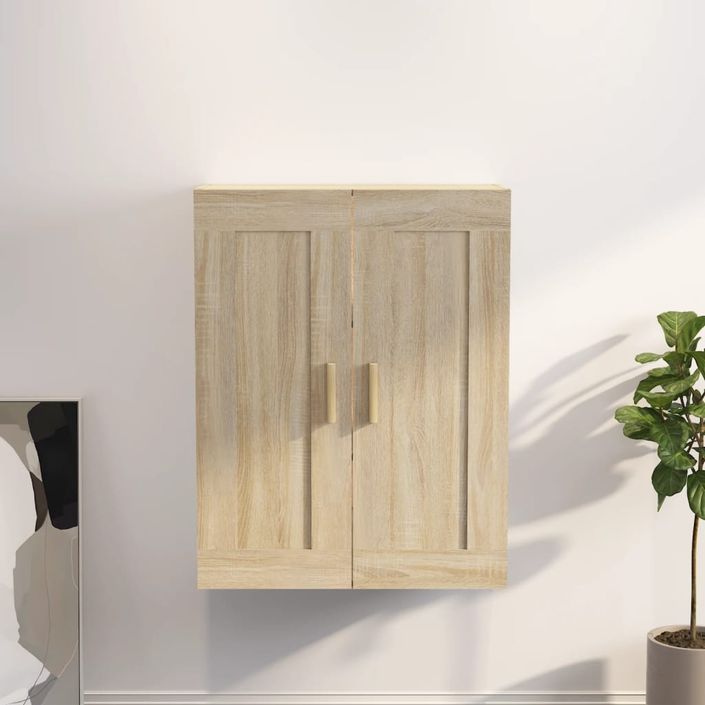 Armoire murale chêne sonoma 69,5x32,5x90 cm bois ingénierie - Photo n°1