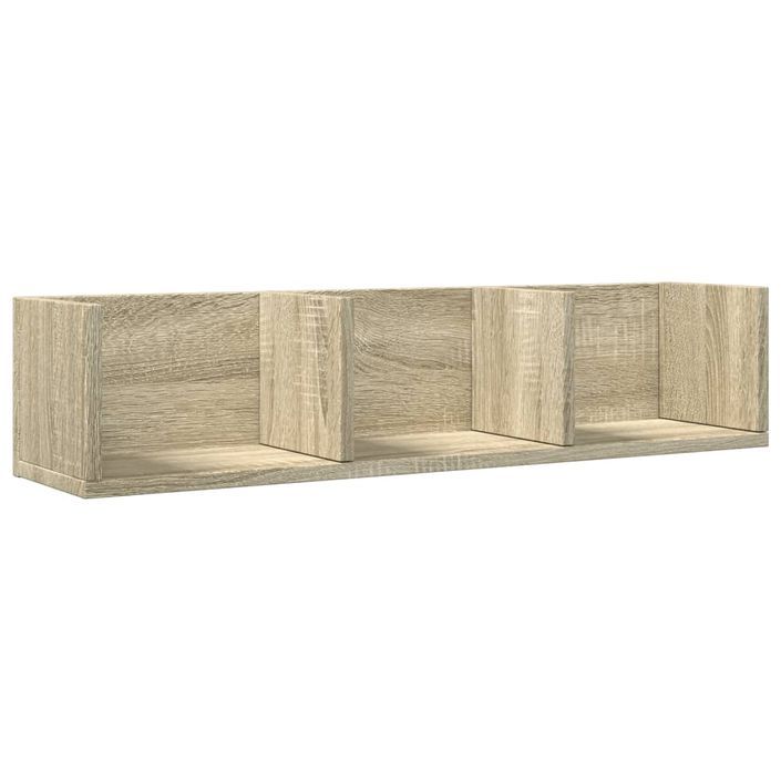 Armoire murale chêne sonoma 75x18x16,5 cm bois d'ingénierie - Photo n°1