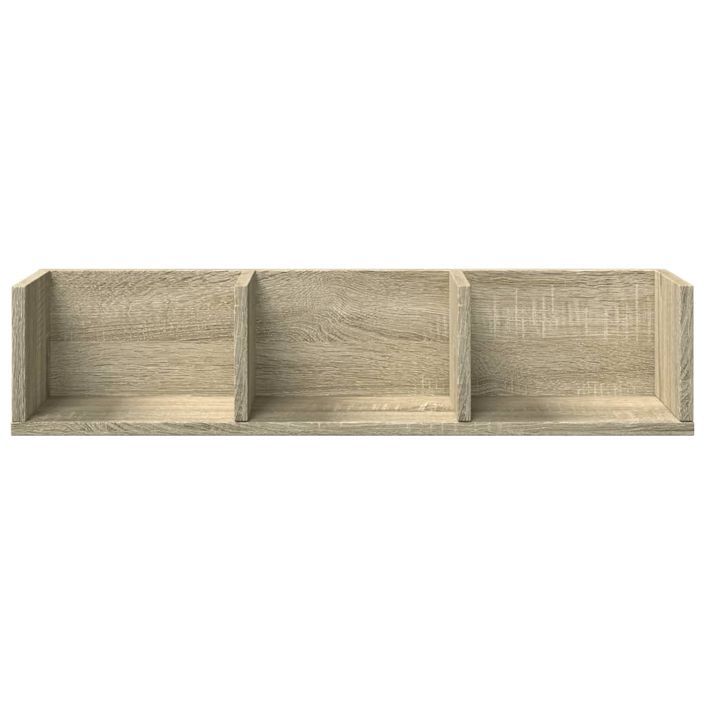 Armoire murale chêne sonoma 75x18x16,5 cm bois d'ingénierie - Photo n°5