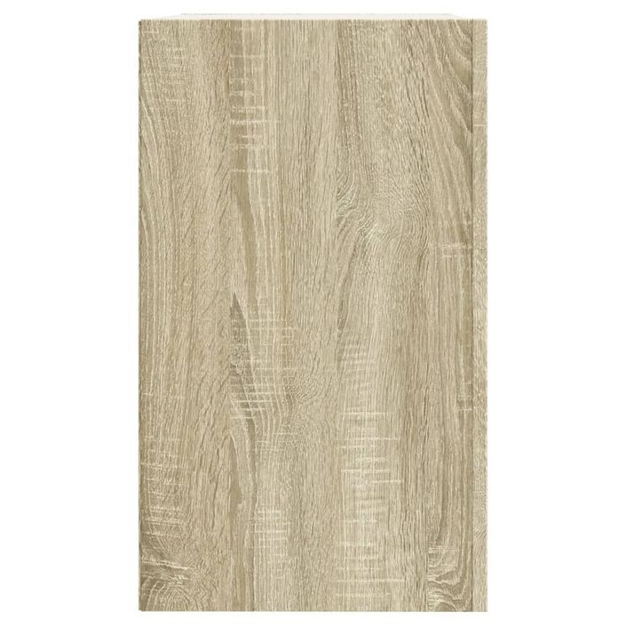 Armoire murale chêne sonoma 75x35x60 cm bois d'ingénierie - Photo n°5