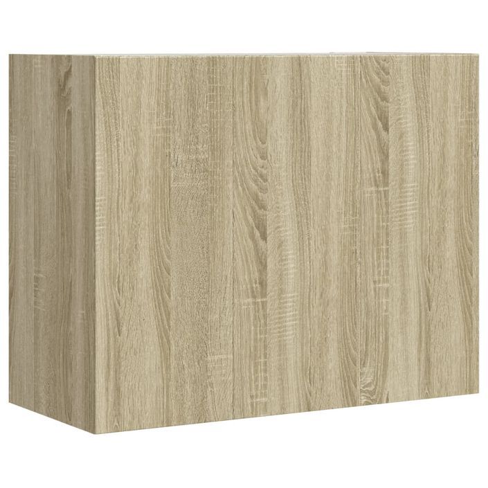 Armoire murale chêne sonoma 75x35x60 cm bois d'ingénierie - Photo n°6