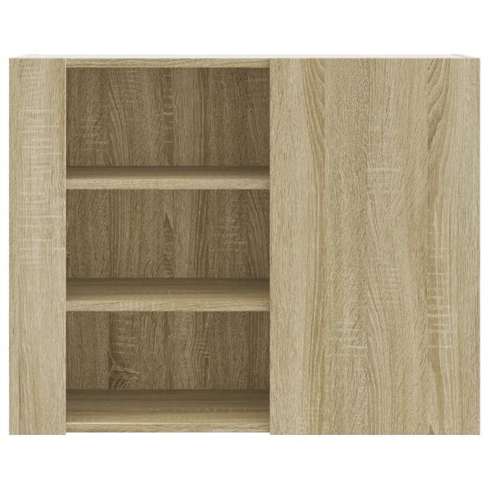 Armoire murale chêne sonoma 75x35x60 cm bois d'ingénierie - Photo n°4