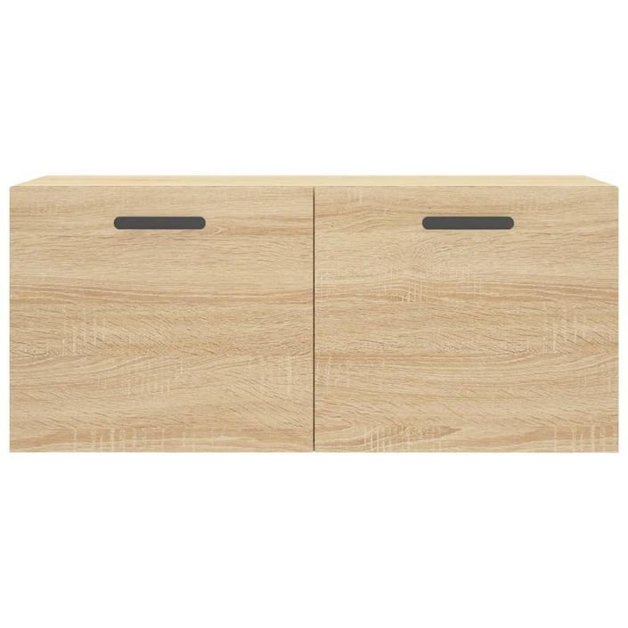 Armoire murale chêne sonoma 80x36,5x35 cm bois d'ingénierie - Photo n°5